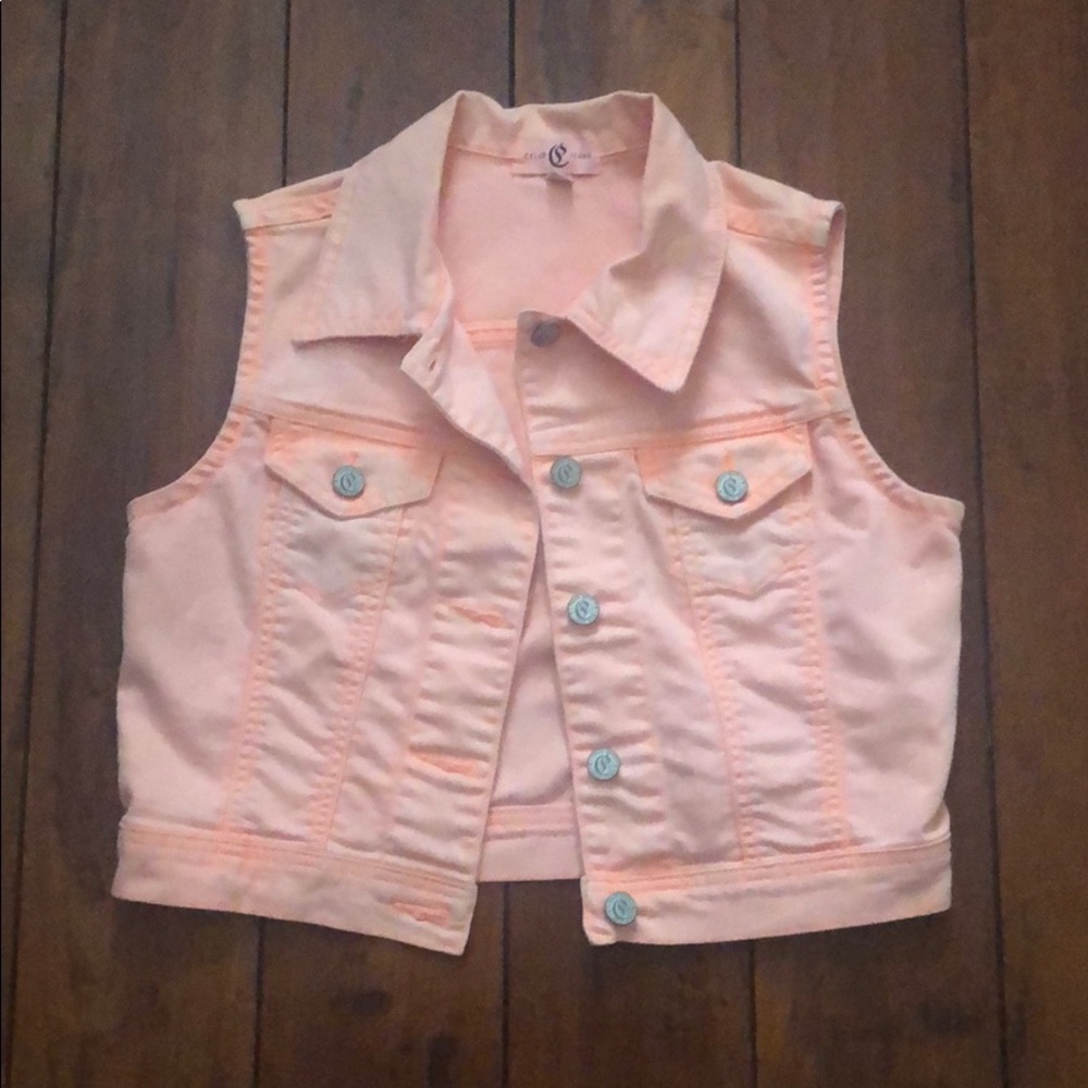 Never worn neon vest! Funky! Cute!